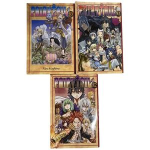 Fairy Tail Hiro Mashima Manga Lot of 3 Book Volumes 50-52 Comic Animation